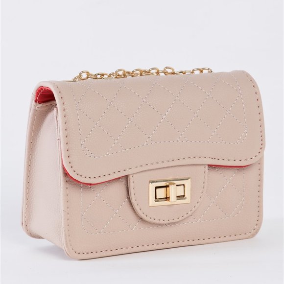 Nude leather bag - Picture 3 of 6